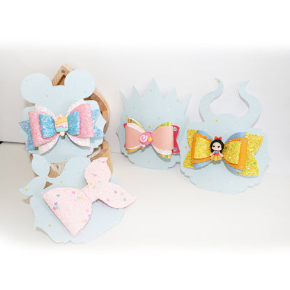Display Card Template for Hair Bow | Bow Display Card Template | Packaging Card Svg