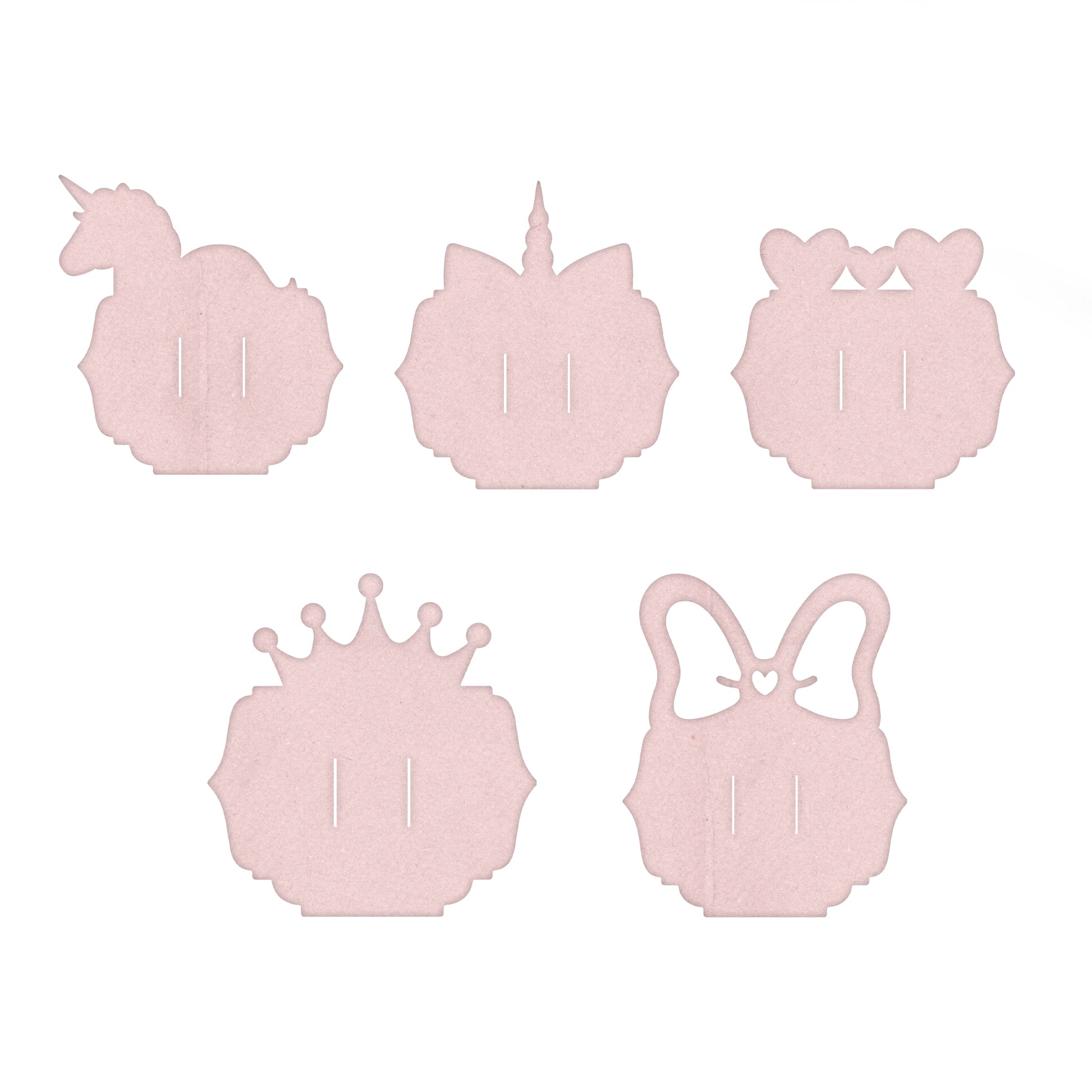 Display Card Template for Hair Bow | Bow Display Card Template | Packaging Card Svg