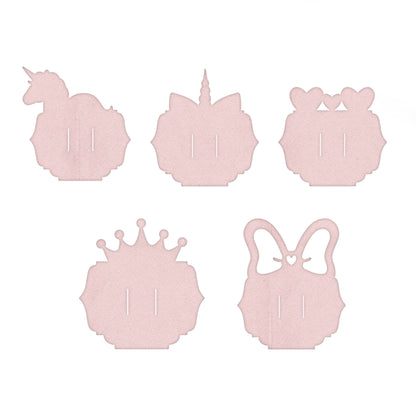 Display Card Template for Hair Bow | Bow Display Card Template | Packaging Card Svg