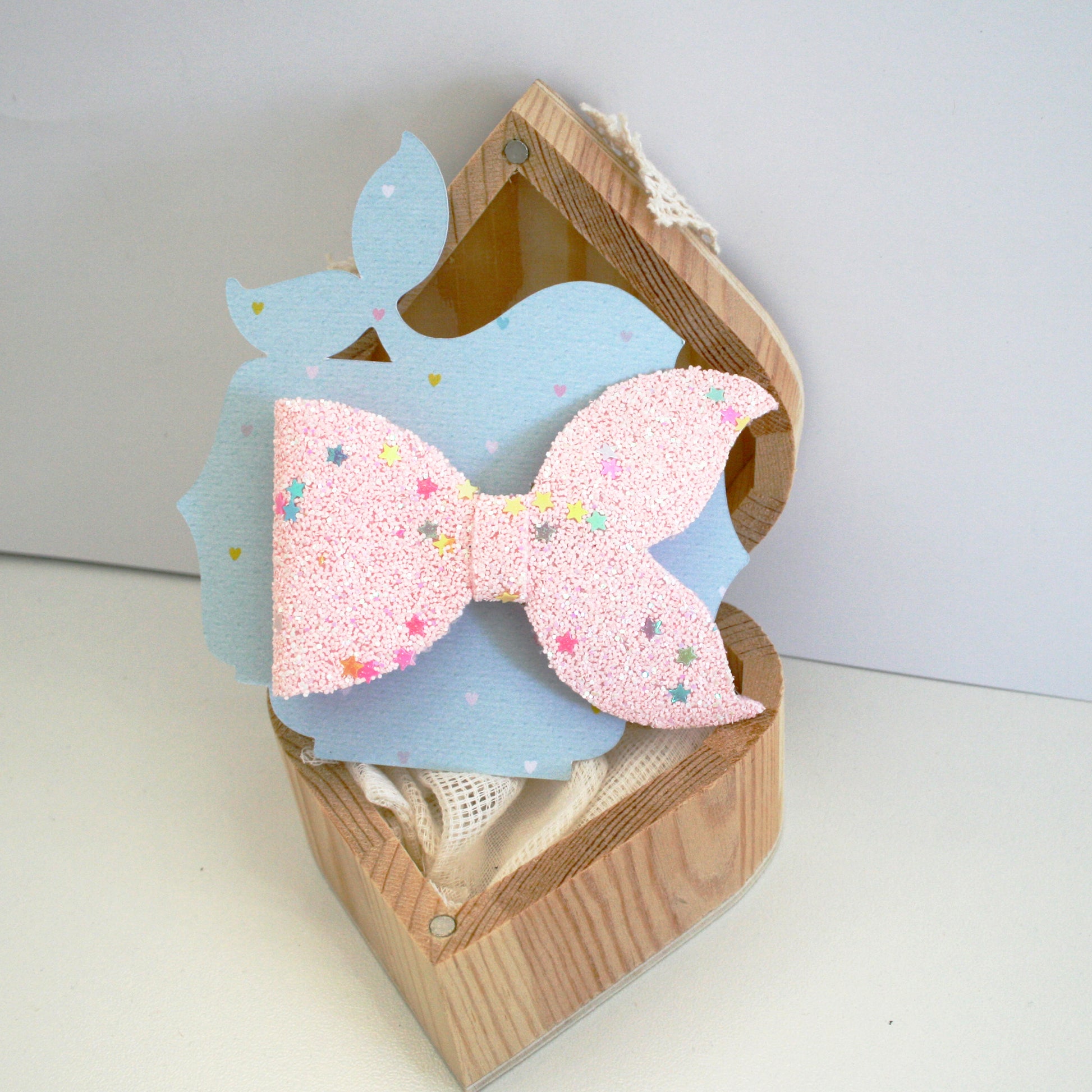 Display Card Template for Hair Bow | Bow Display Card Template | Packaging Card Svg