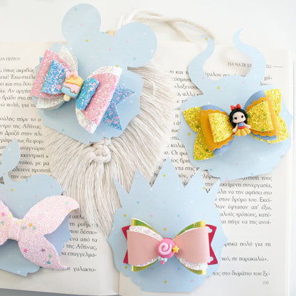 Display Card Template for Hair Bow | Bow Display Card Template | Packaging Card Svg