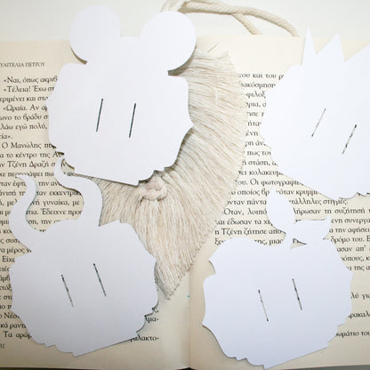 Display Card Template for Hair Bow | Bow Display Card Template | Packaging Card Svg