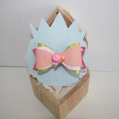 Display Card Template for Hair Bow | Bow Display Card Template | Packaging Card Svg