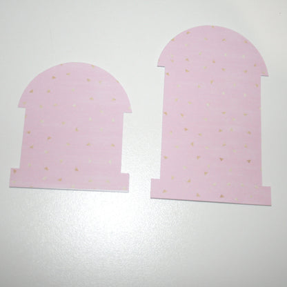 Hair Ties Display Card Template |Hair Accesories Packaging Card Svg B