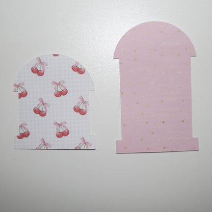 Hair Ties Display Card Template |Hair Accesories Packaging Card Svg B