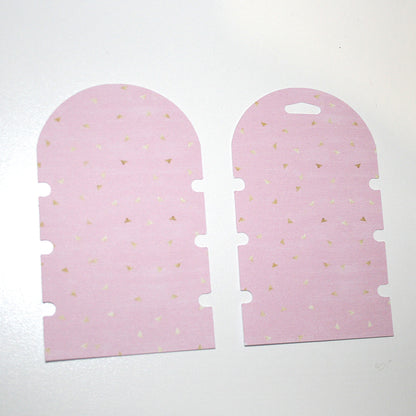 Hair Ties Display Card Template |Hair Accesories Packaging Card Svg A