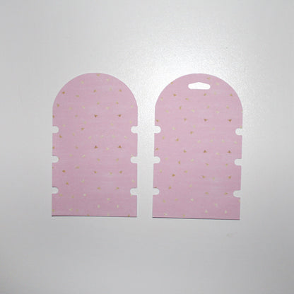 Hair Ties Display Card Template |Hair Accesories Packaging Card Svg A