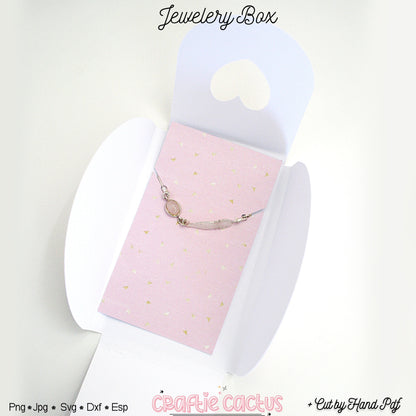 Jewellery Packaging Presentation Folder Box Template Bundle - Necklace - Earring - Keychain Craftie Cactus