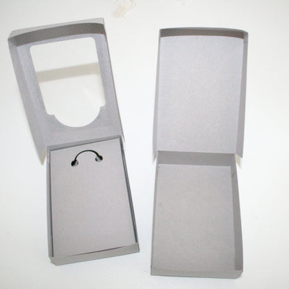 Boho Box Template with Window for Keychain Packaging Craftie Cactus
