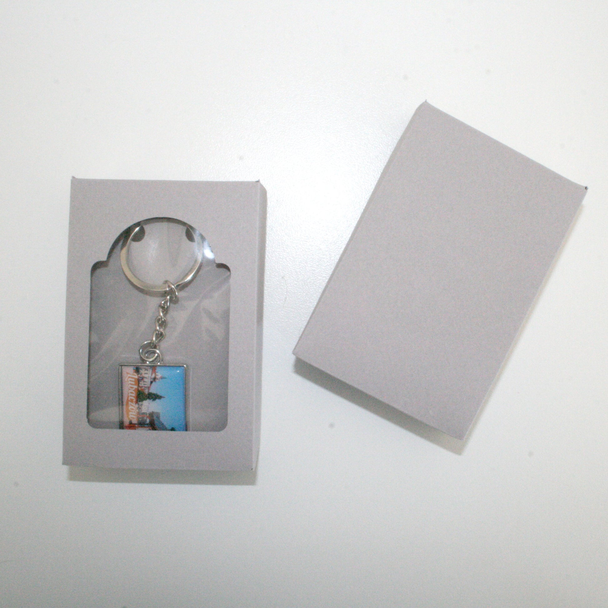 Boho Box Template with Window for Keychain Packaging Craftie Cactus