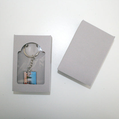 Boho Box Template with Window for Keychain Packaging Craftie Cactus