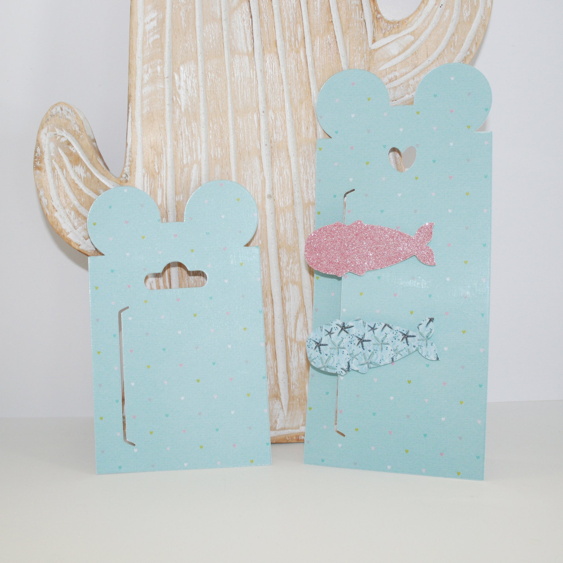 Mouse Barrettes Display Card Svg | Hair Packaging Card Template | Small Business Packaging