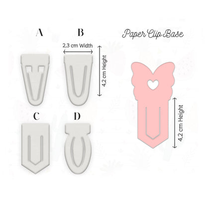 Bat Mouse Paperclip Bookmark Svg Template for Book Lovers | Cute Reading Accessories | Bookmark Cut Files | Gifts for book lovers
