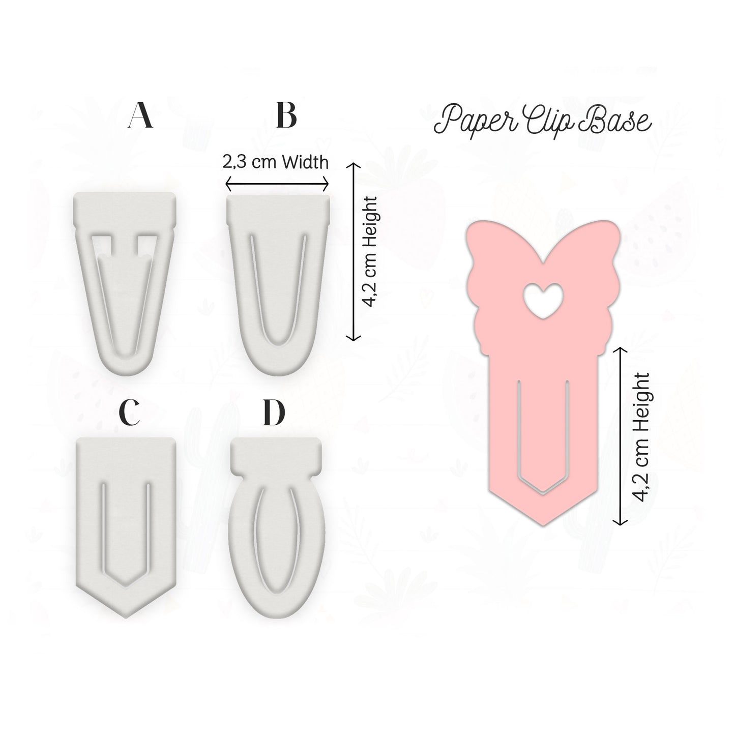 Rainbow Paperclip Bookmark Svg Template for Book Lovers | Cute Reading Accessories | Bookmark Cut Files | Gifts for book lovers