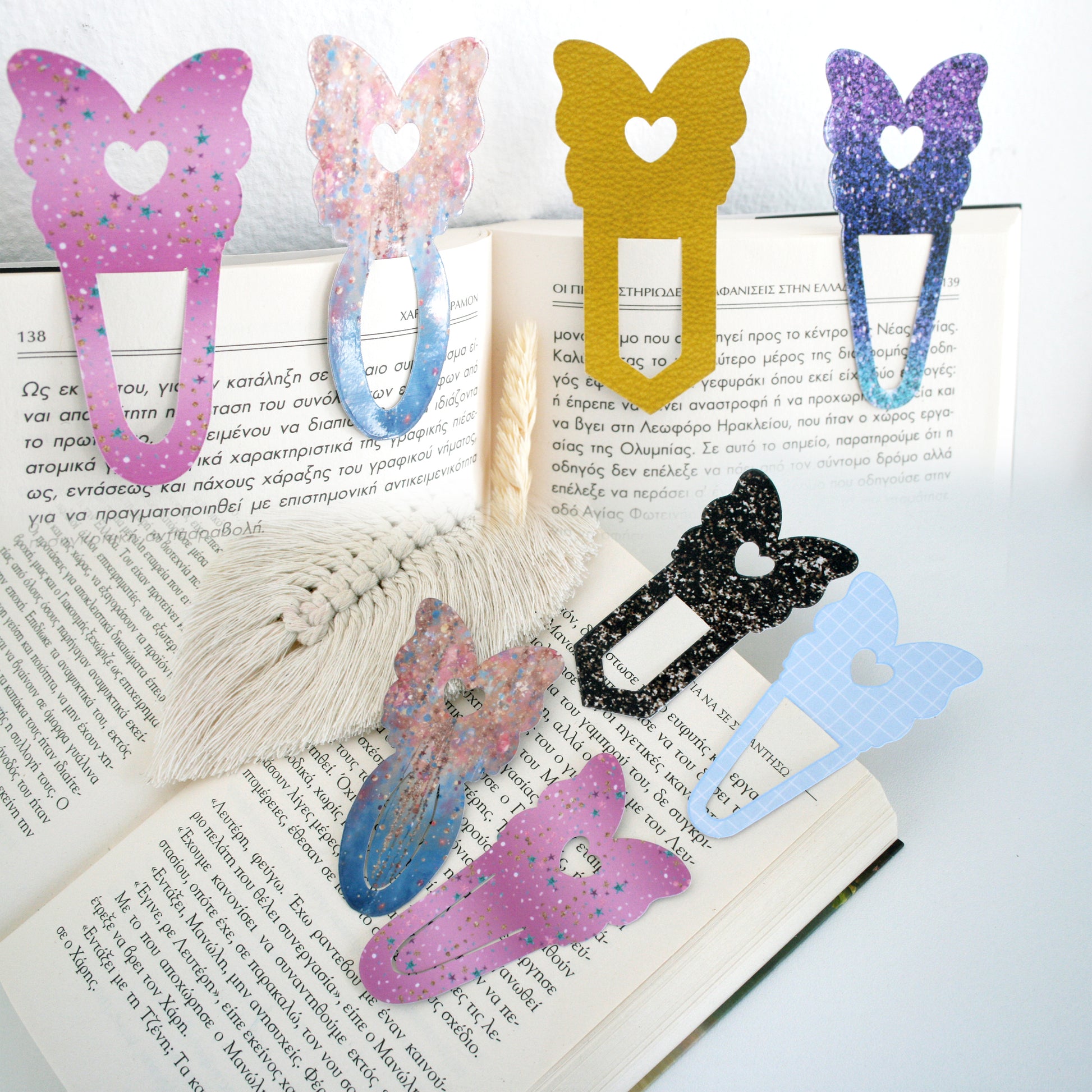 Butterfly Paperclip Bookmark Svg Template for Book Lovers | Cute Reading Accessories | Bookmark Cut Files | Gifts for book lovers