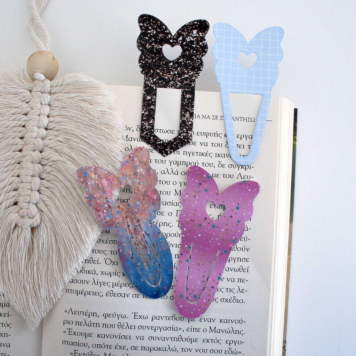 Butterfly Paperclip Bookmark Svg Template for Book Lovers | Cute Reading Accessories | Bookmark Cut Files | Gifts for book lovers