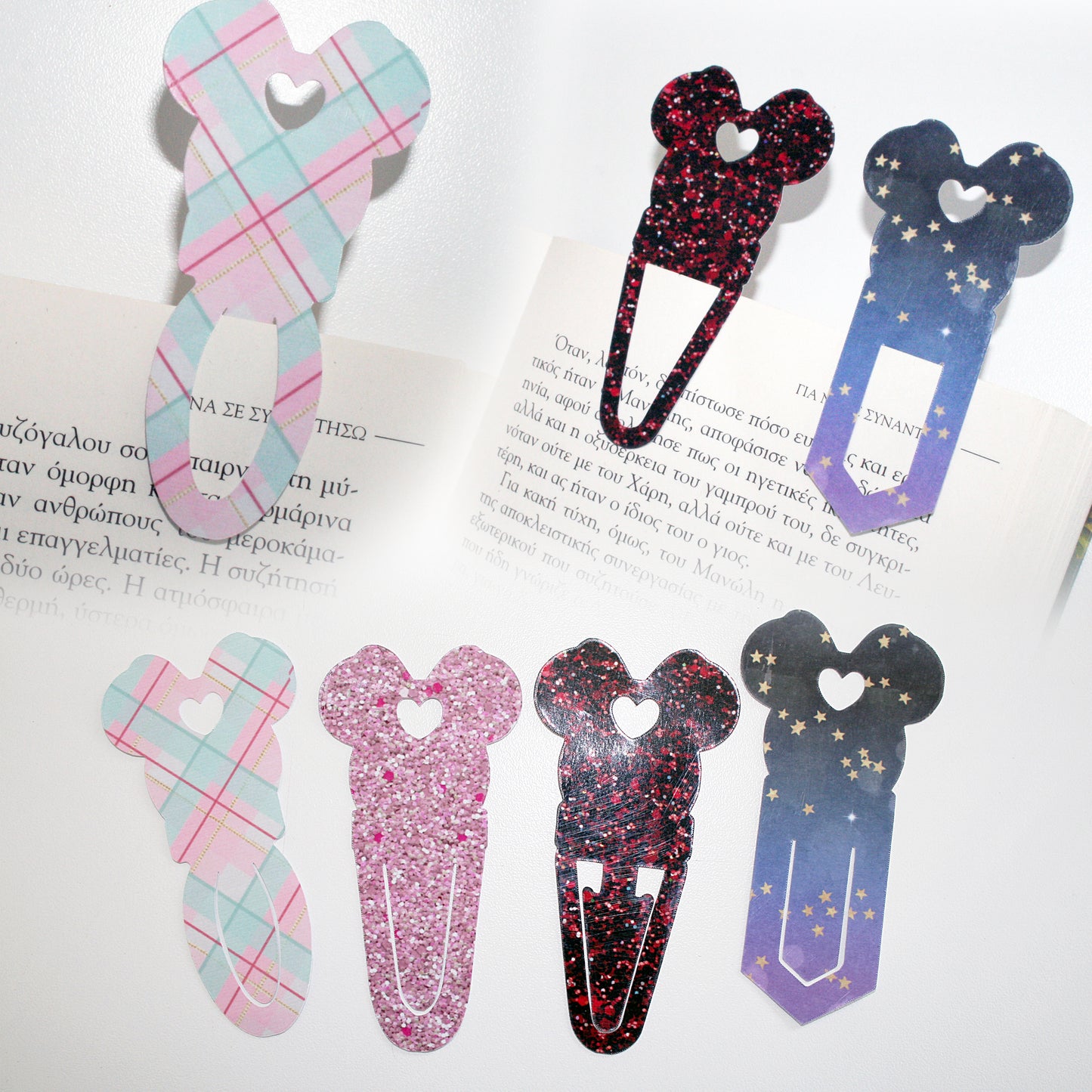Girl Mouse Paperclip Bookmark Svg Template for Book Lovers | Cute Reading Accessories | Bookmark Cut Files | Gifts for book lovers
