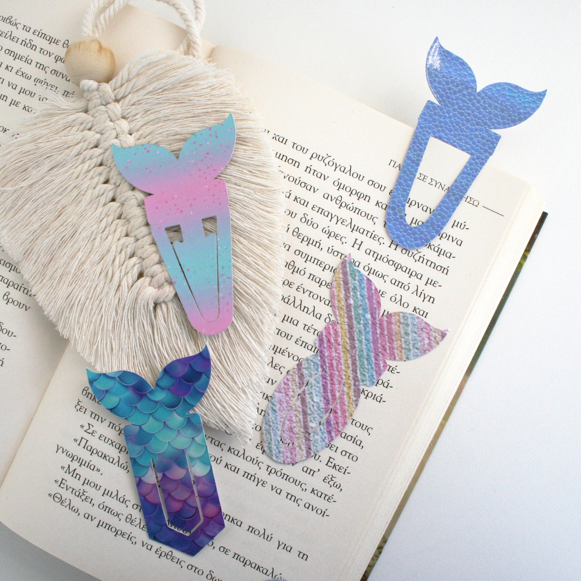 Mermaid Paperclip Bookmark Svg Template for Book Lovers | Cute Reading Accessories | Bookmark Cut Files | Gifts for book lovers