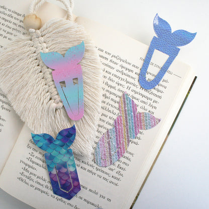 Mermaid Paperclip Bookmark Svg Template for Book Lovers | Cute Reading Accessories | Bookmark Cut Files | Gifts for book lovers