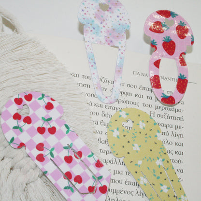 Rainbow Paperclip Bookmark Svg Template for Book Lovers | Cute Reading Accessories | Bookmark Cut Files | Gifts for book lovers