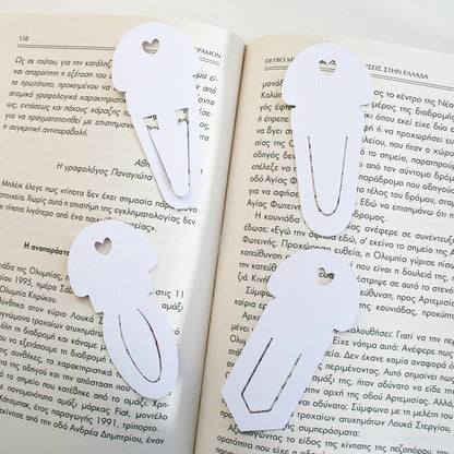 Rainbow Paperclip Bookmark Svg Template for Book Lovers | Cute Reading Accessories | Bookmark Cut Files | Gifts for book lovers