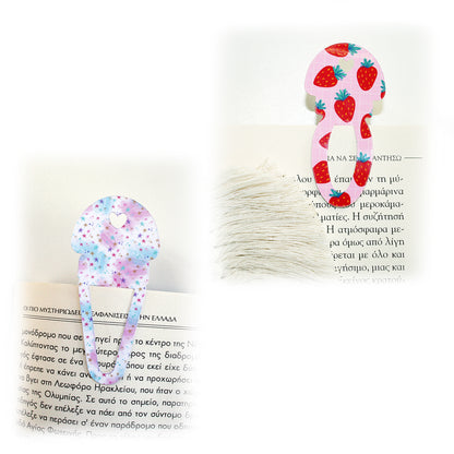 Rainbow Paperclip Bookmark Svg Template for Book Lovers | Cute Reading Accessories | Bookmark Cut Files | Gifts for book lovers