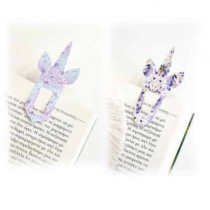 Unicorn Paperclip Bookmark Svg Template for Book Lovers | Cute Reading Accessories | Bookmark Cut Files | Gifts for book lovers
