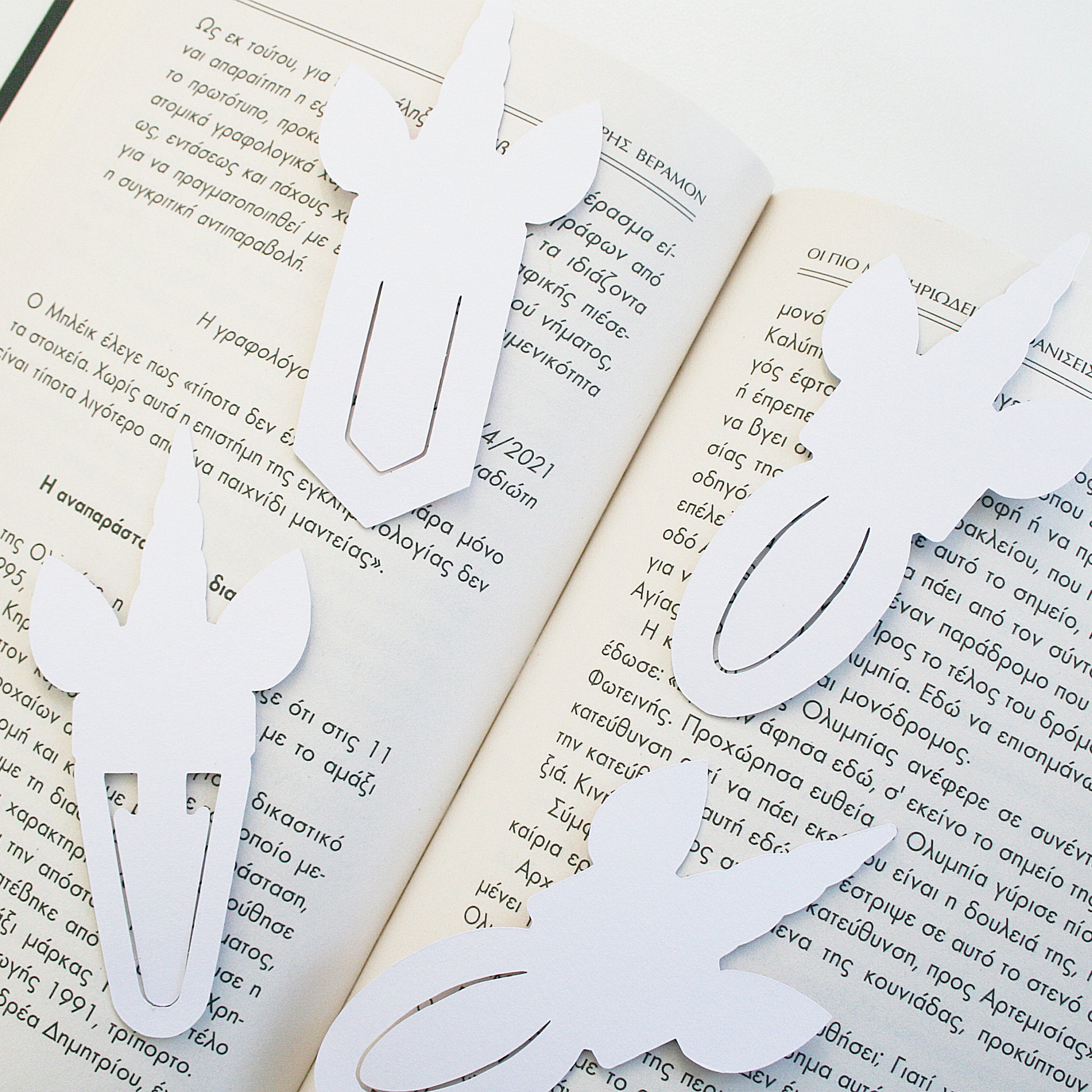 Unicorn Paperclip Bookmark Svg Template for Book Lovers | Cute Reading Accessories | Bookmark Cut Files | Gifts for book lovers