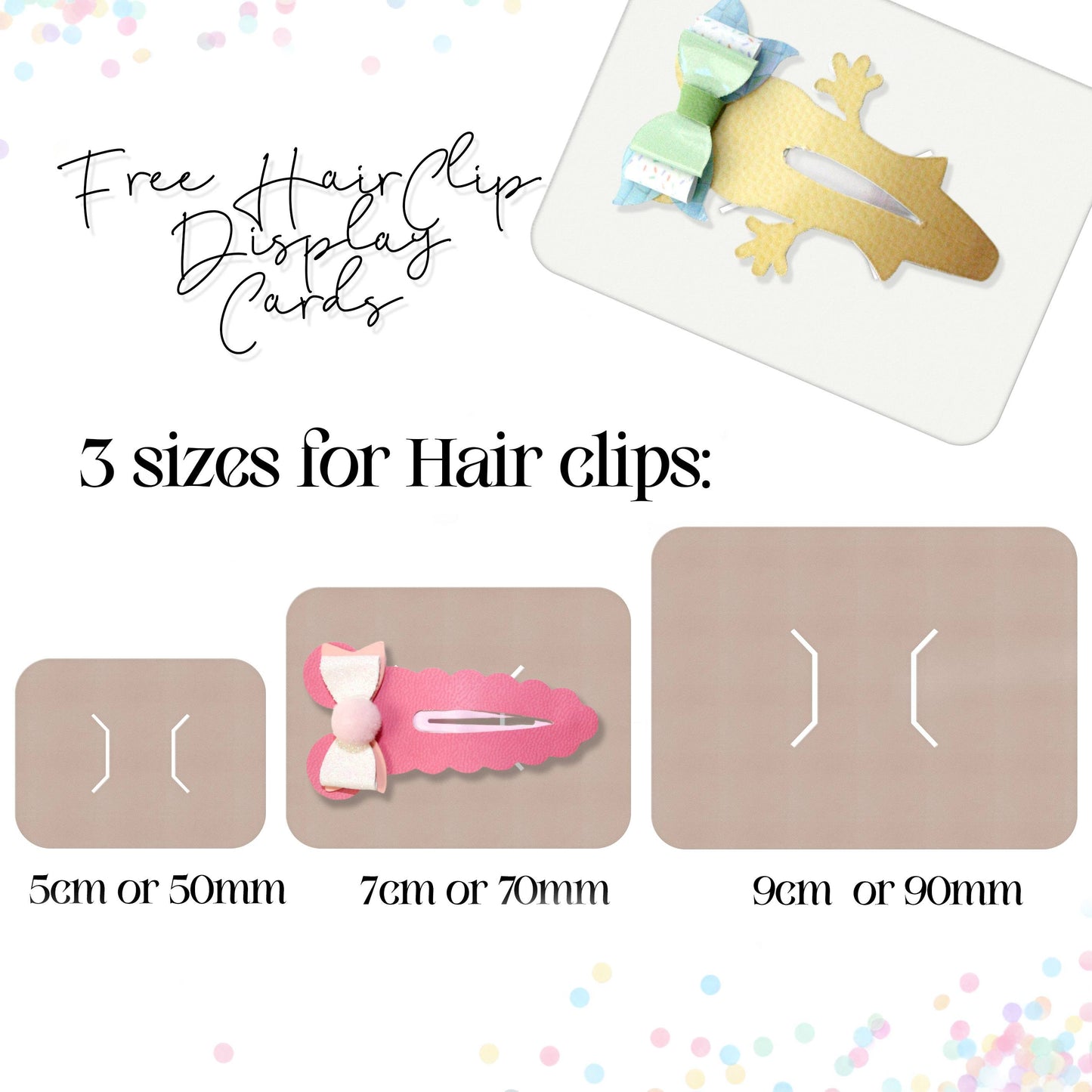 SNAPHAIRCLIP-----Hair Clip svg Bundle n.1 | Snap Clips Templates | Barrette Dies (Digital Download) - 