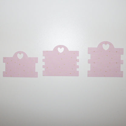 Scrunchie Display Cards Template |Hair Accesories Packaging Card Svg 3