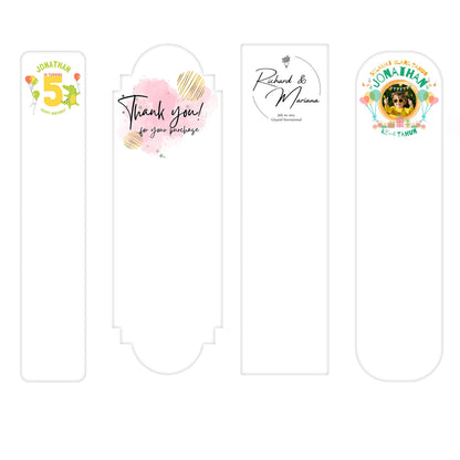 Hair Accesories Label Template |Hair Accesories Packaging Label Svg