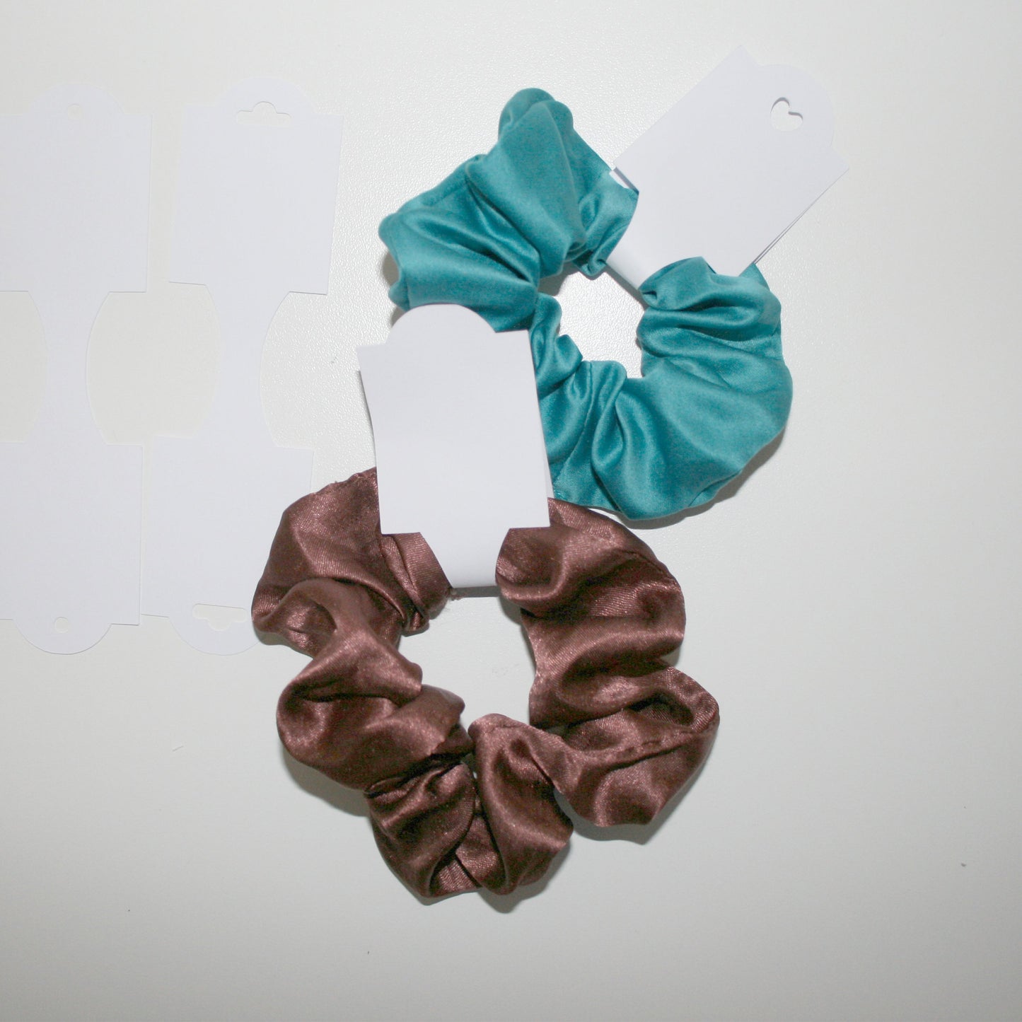 Scrunchie Labels Template |Hair Accesories Packaging Card Svg 1