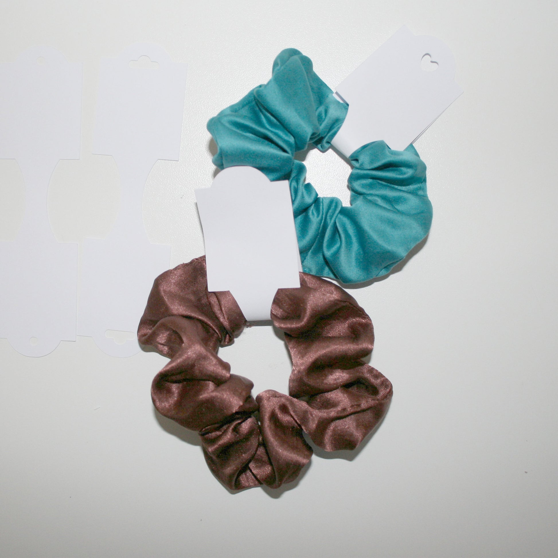 Scrunchie Labels Template |Hair Accesories Packaging Card Svg 1