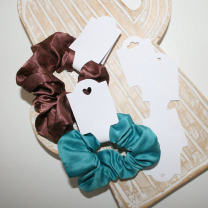 Scrunchie Labels Template |Hair Accesories Packaging Card Svg 1