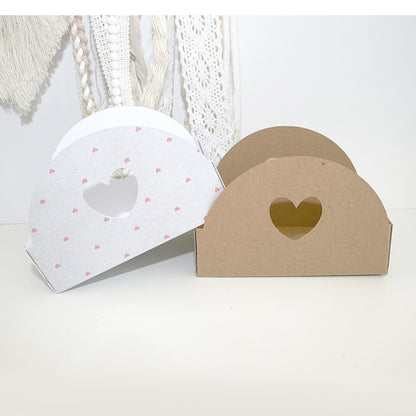 Sweet Wedding Favor Box with heart Template - Wedding Treat Box Svg Craftie Cactus