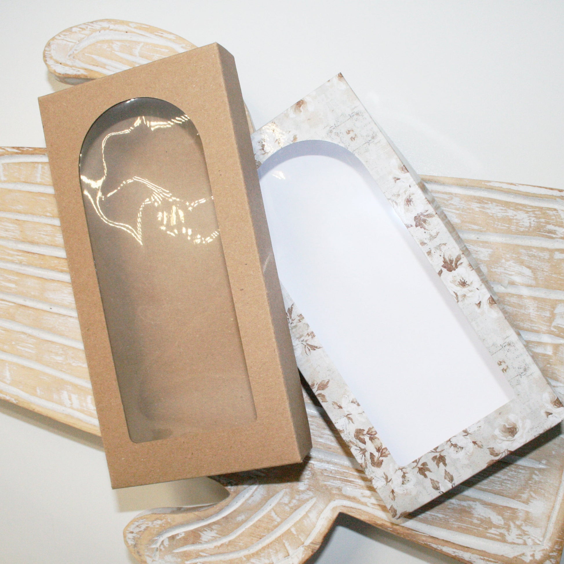 Boho Wedding Favor Box Template with window Craftie Cactus