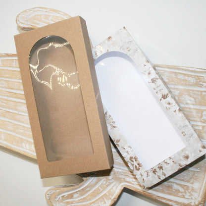 Boho Wedding Favor Box Template with window Craftie Cactus