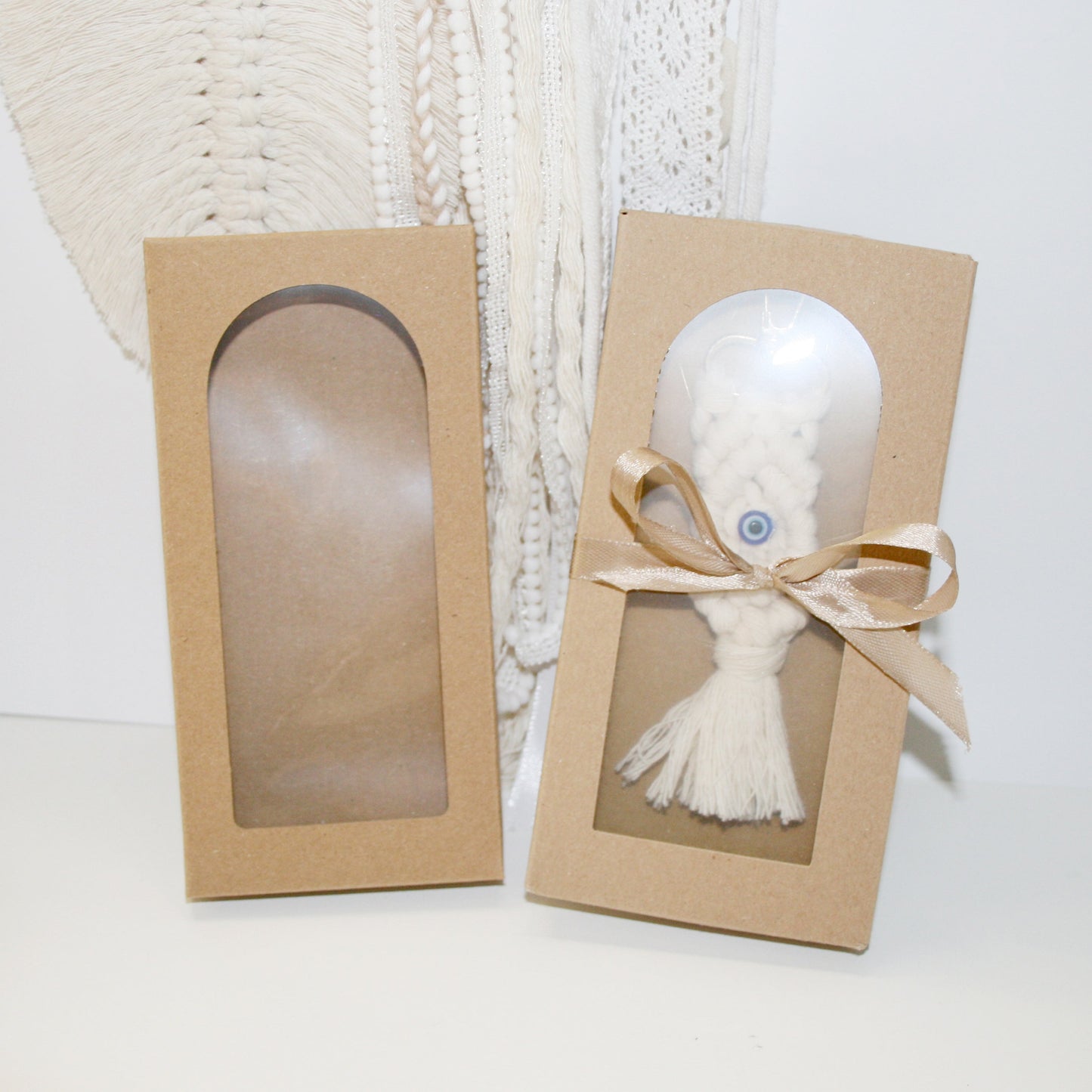 Boho Wedding Favor Box Template with window Craftie Cactus