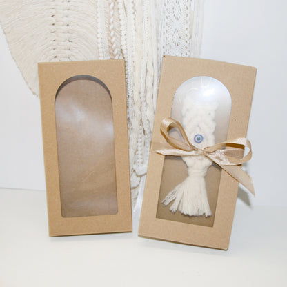 Boho Wedding Favor Box Template with window Craftie Cactus