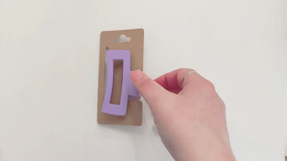 Hair Claw Display Card Template - Hair Claw Packaging Card Svg