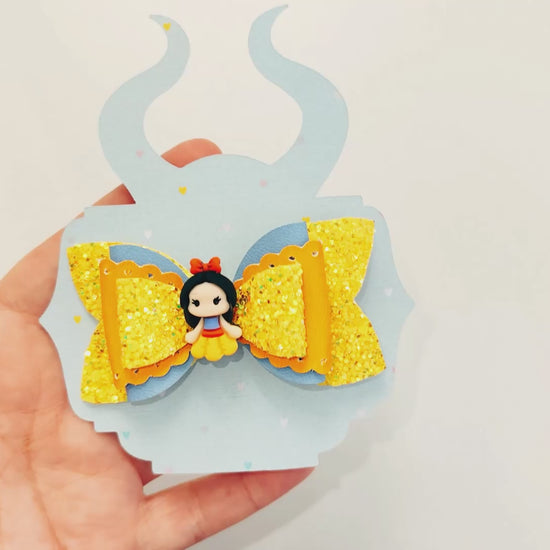  Display Card Template for Hair Bow Packaging