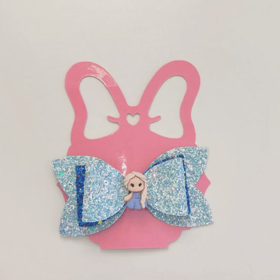  Display Card Template for Hair Bow Packaging
