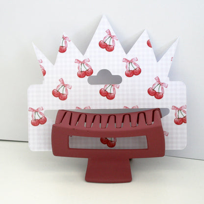 Crown Hair Claw Display Card Template |Hair Claw Packaging Card Svg